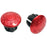 Cinelli Bar End Plugs, Cinelli Milano, Red Ano, Pair