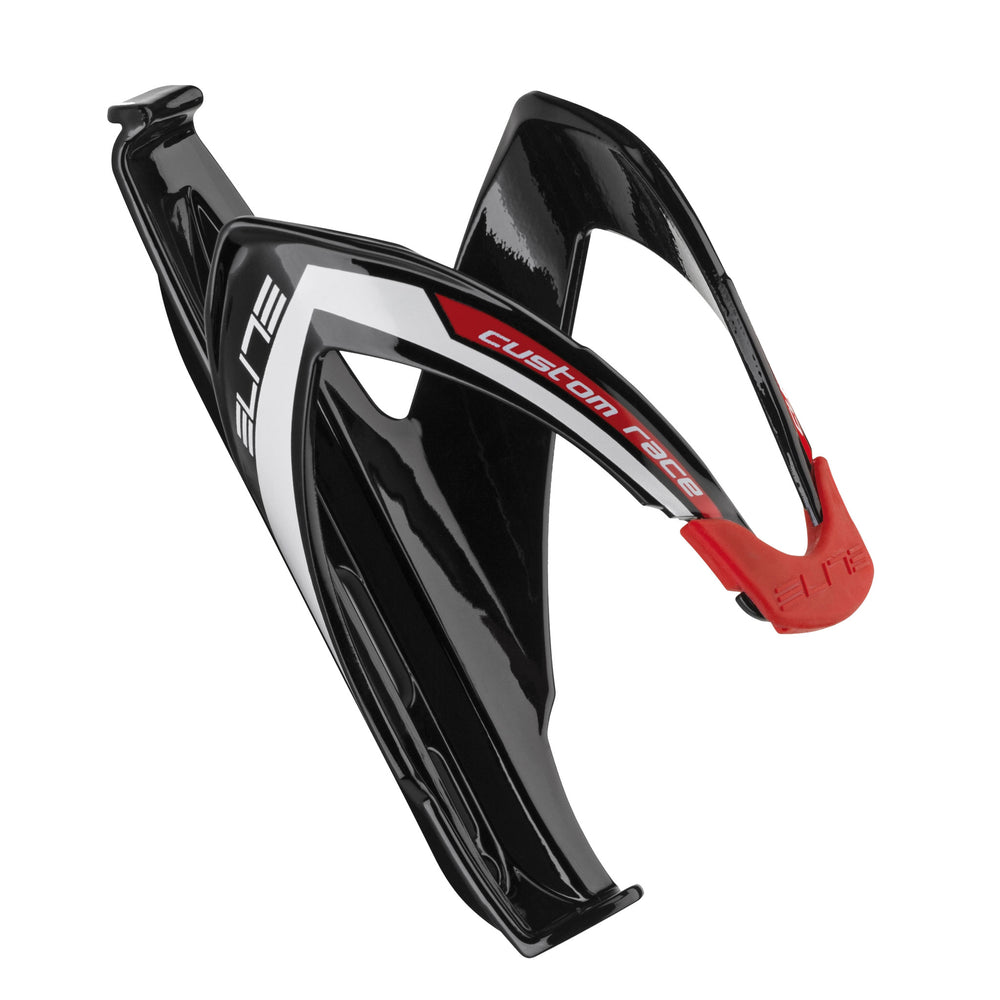 Elite Custom Race Bottle Cage, Black/Red