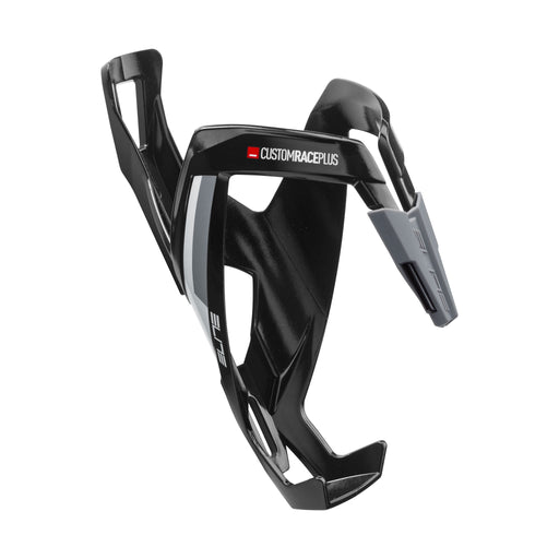 Elite Custom Race Plus Bottle Cage, Black/White