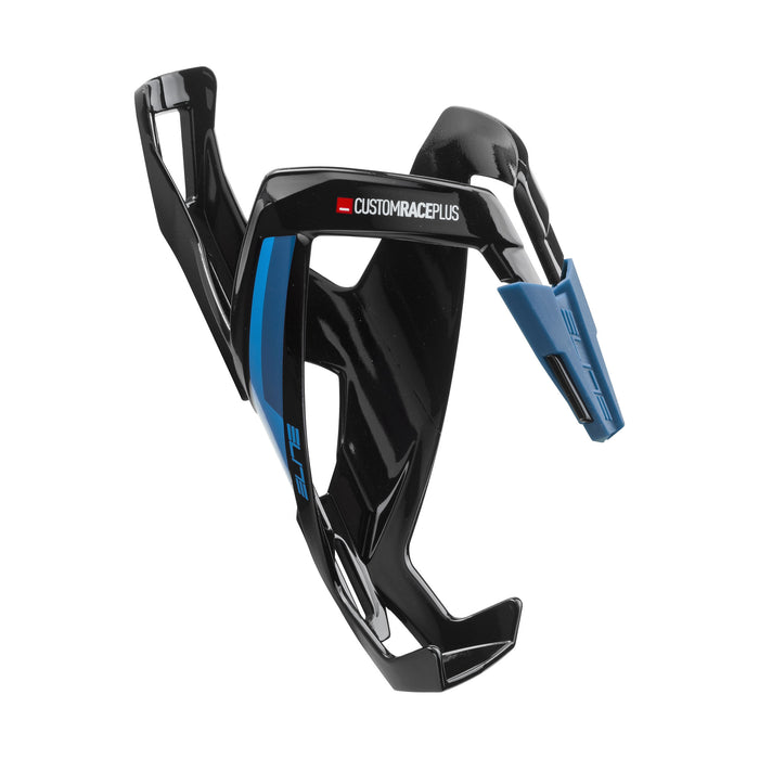 Elite Custom Race Plus Bottle Cage, Black/Blue