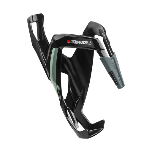 Elite Custom Race Plus Bottle Cage, Black/Green