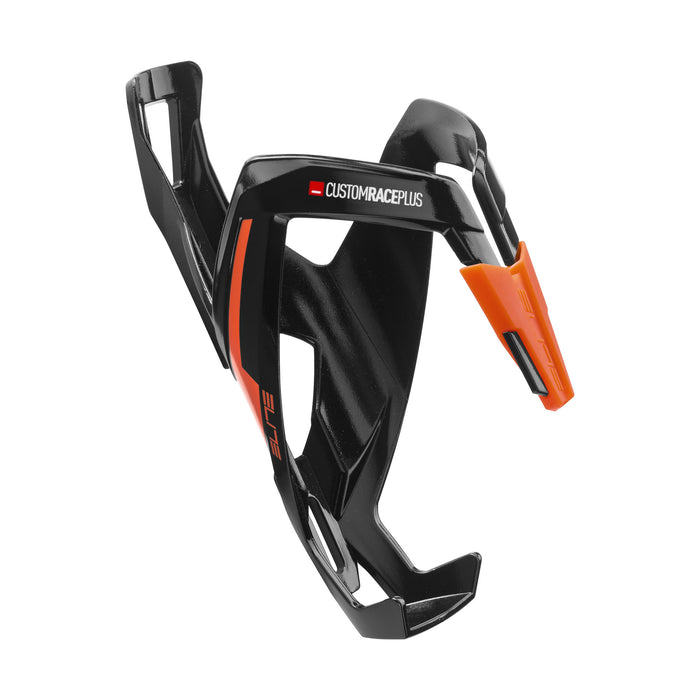 Elite Custom Race Plus Bottle Cage, Black/Orange