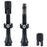 Clik Clik TubelessValve Set, 40mm Clik, Pair, Black