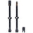 Clik Clik TubelessValve Set, 80mm Clik, Pair, Black