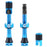 Clik Clik TubelessValve Set, 40mm Clik, Pair, Hyper Blue