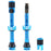 Clik Clik TubelessValve Set, 50mm Clik, Pair, Hyper Blue