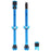 Clik Clik Tubeless Valve Set, 80mm Clik, Pair, Hyper Blue