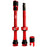 Clik Clik Tubeless Valve Set, 60mm Clik, Pair, Ignite Redl