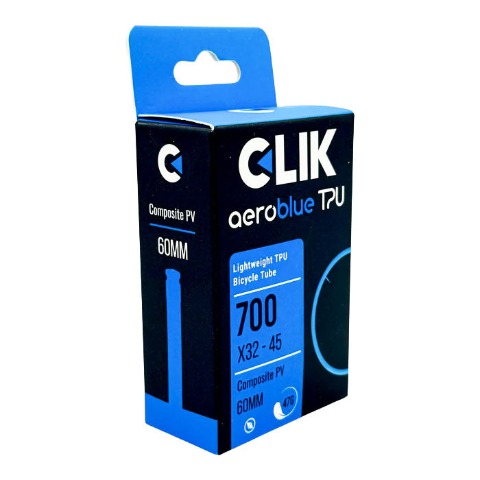 Clik AeroBlue TPU Tube, Clik Valve, 700x32-45, 60mm Valve