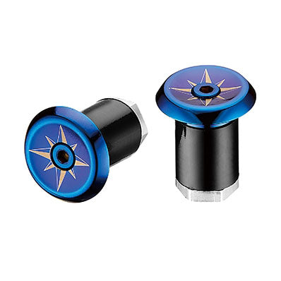 Ciclovation Vortex Lock-In Bar End Plug Aurora Blue