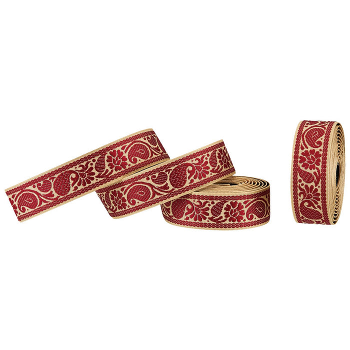 Ciclovation Stylish Ethnic Handlebar Tape, Whale Red