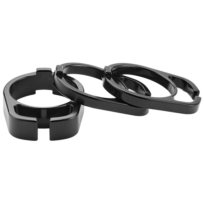Cane Creek HCR Spacer Set, 1-1/8", Black, 3/Set