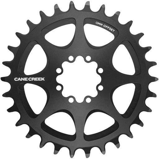 Cane Creek 8-bolt DM Chainring, 32t, 0mm Offset, Black