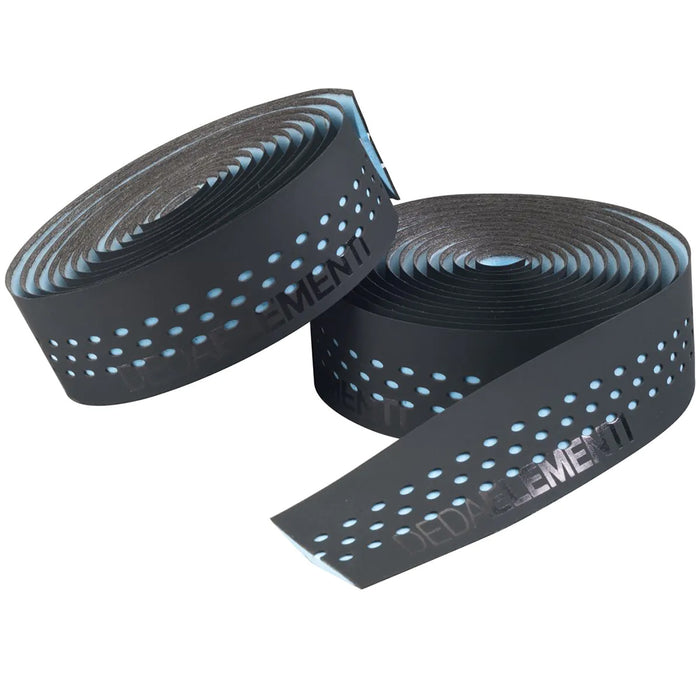 Deda Elementi Presa Handlebar Tape, Black/Sky Blue