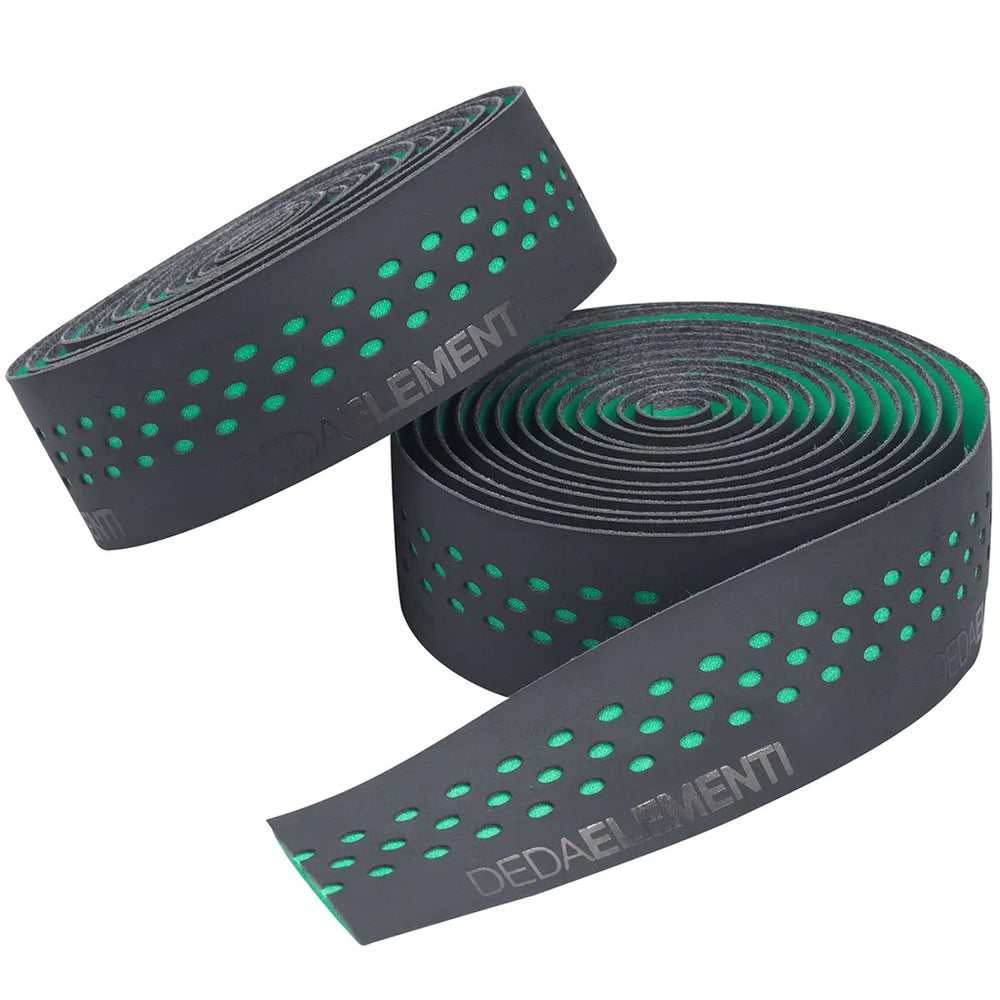 Deda Elementi Presa Handlebar Tape, Black/Green