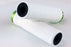 Cannondale Superlite Foam Grips Lock On - White w/ Green - KA038/