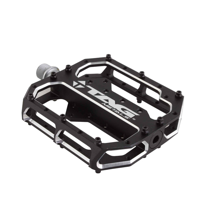 Tag Metals T1 Alloy Standard Platform Pedals, Black