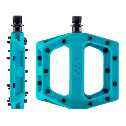 DMR V-11 Pedals, 9/16" - Turquoise