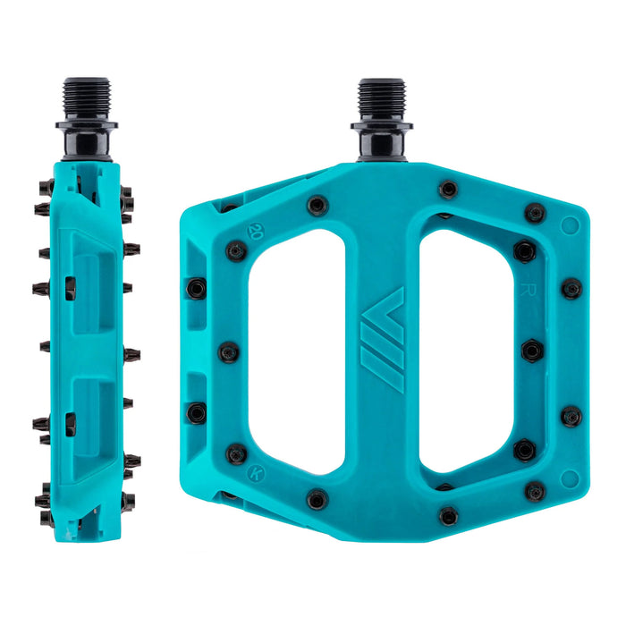 DMR V-11 Pedals, 9/16" - Turquoise