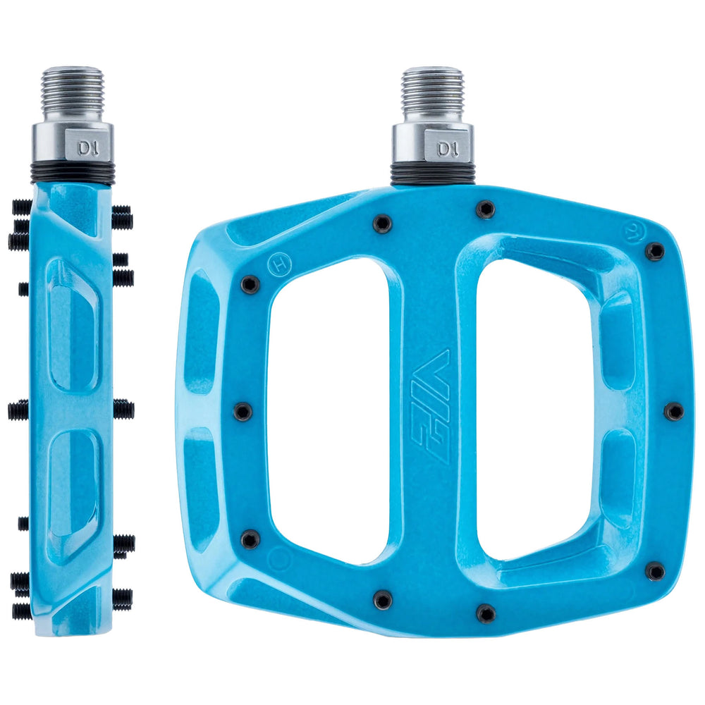 DMR V-12 Pedals, 9/16" - Blue
