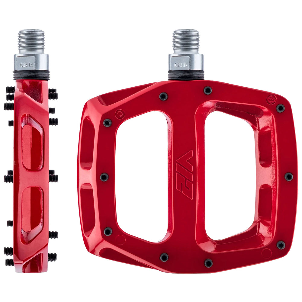 DMR V-12 Pedals, 9/16" - Red
