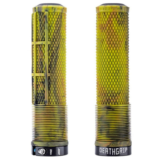 DMR Flangeless DeathGrip 2 Bike Grips Pair, Thick - Camo