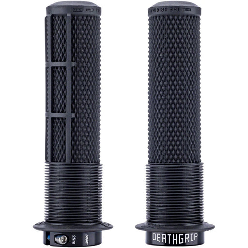 DMR Flanged DeathGrip 2 Bike Grips Pair, Thin - Black