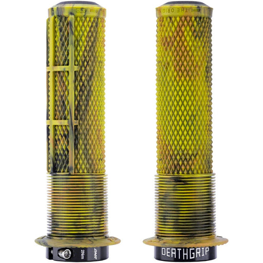 DMR Flanged DeathGrip 2 Bike Grips Pair, Thick - Camo