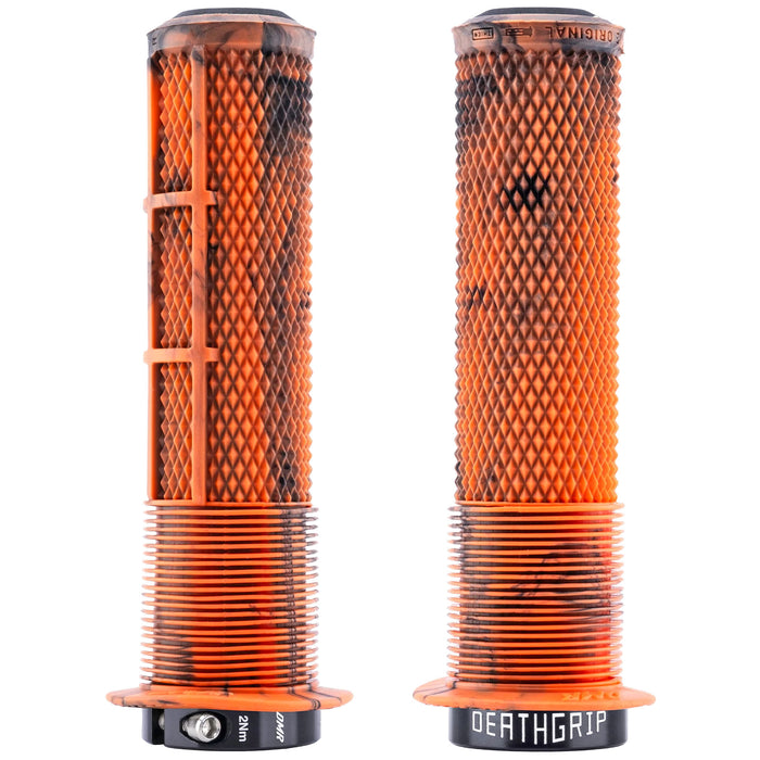 DMR Flanged DeathGrip 2, Thick - Orange Marble