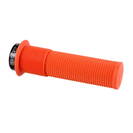 DMR Brendog Flanged DeathGrip Pair, Thick - Tango Orange