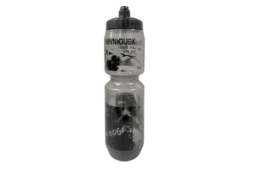 Dawn To Dusk Aqua Ridge Bottle, Black/Clear - 28oz