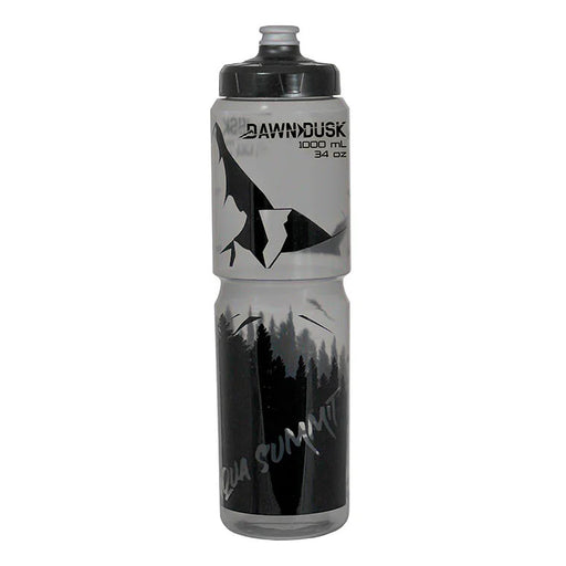 Dawn To Dusk Aqua Summit Bottle Pop 'n Lock, Black/Clear - 34oz
