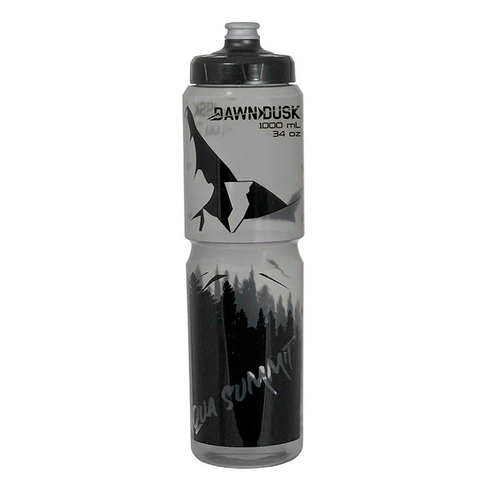Dawn To Dusk Aqua Summit Bottle Pop 'n Lock, Black/Clear - 34oz