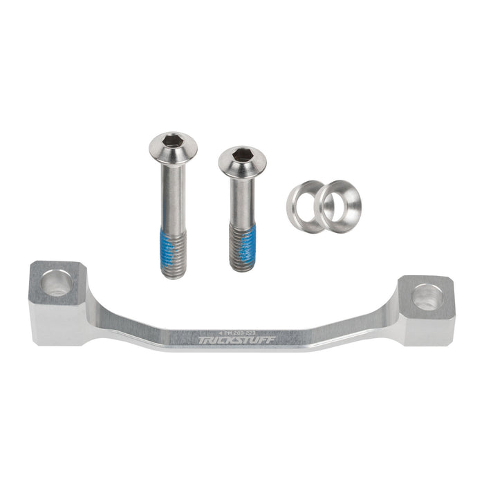 Trickstuff +20 PM 74mm Caliper Adapter, PM 203, Silver