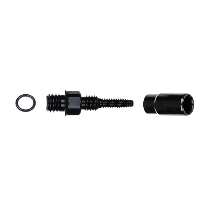 Trickstuff M6x1 Fitting For Beta Kevlar Hose, Black, Each
