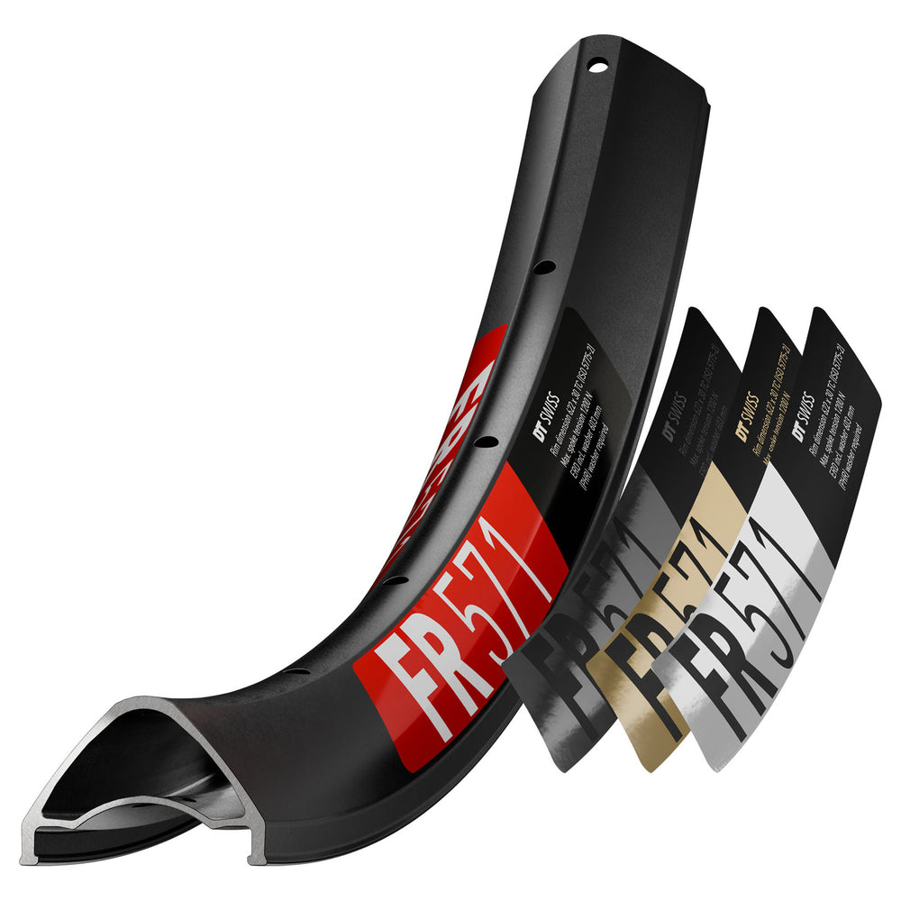 DT Swiss FR 571 Rim - 27.5", Disc, Black, 32H