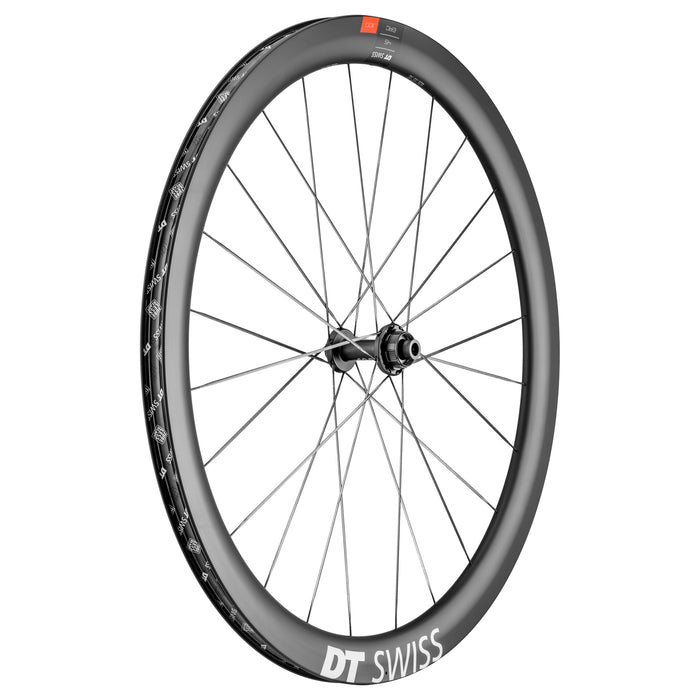 DT Swiss ERC 1100 DiCut 45 Front Wheel - 700c, 12/QR x 100mm, 6-Bolt/Center-Lock, Black