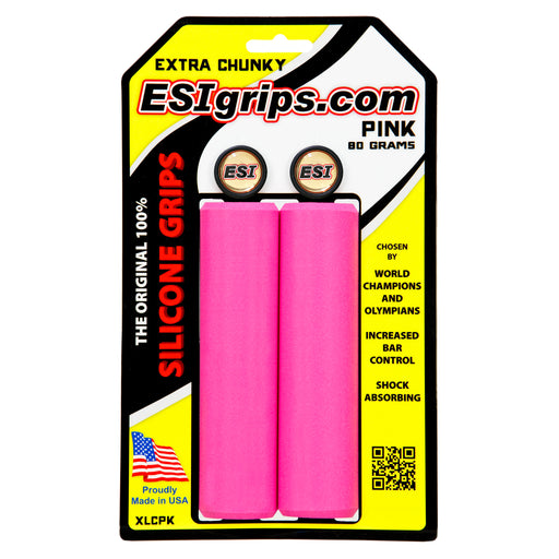 ESI grips MTB Extra Chunky Silicone Grips, Pink