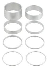 Endless Bike Fibonacci 1sp Spacer Kit, 8pc - Silver