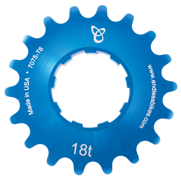 Endless Bike Kick Ass Cog, 18t - Blue Ano