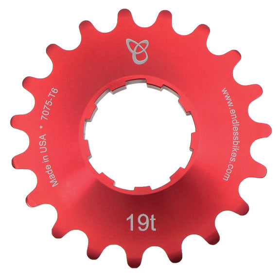 Endless Bike Kick Ass Cog, 19t - Red Ano