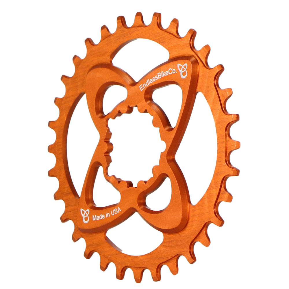 Endless Bike DM Chainring, SRAM DM 32T - Orange