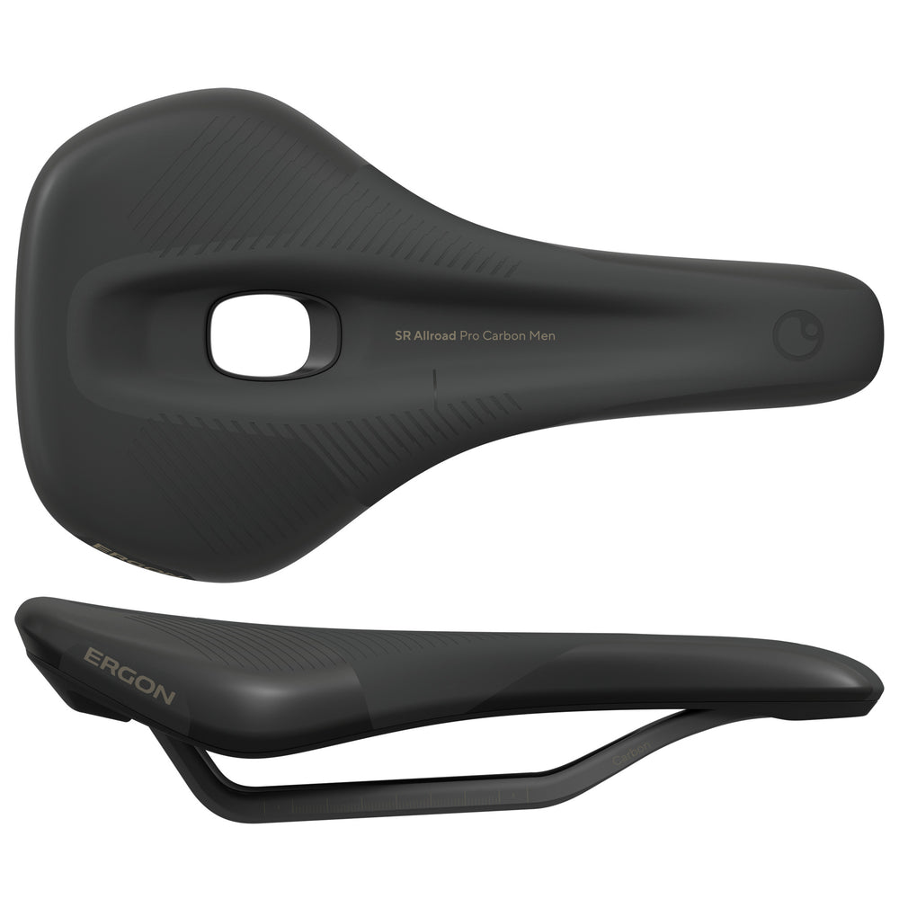 Ergon SR Allroad Pro Carbon Saddle - Carbon, Black, Men's, Small/Medium