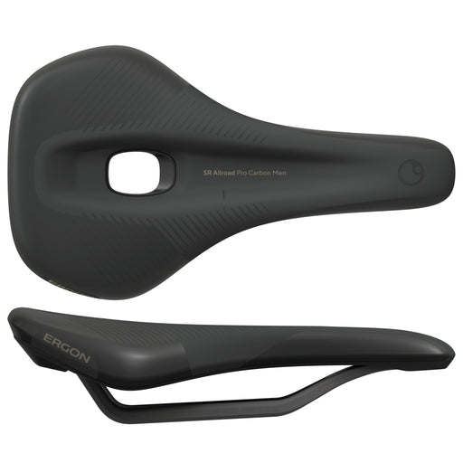 Ergon SR Allroad Pro Carbon Saddle - Carbon, Black, Men's, Small/Medium
