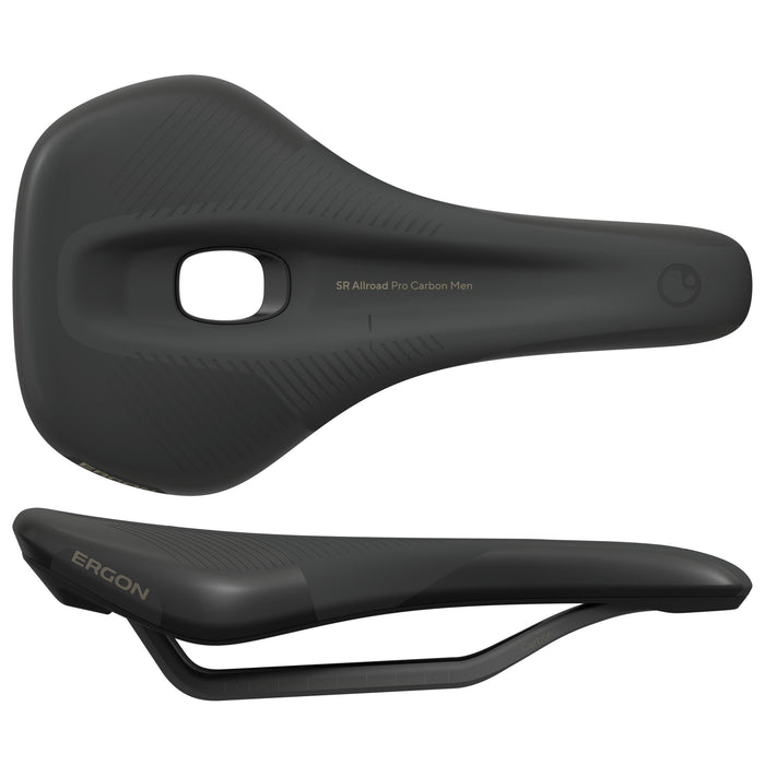 Ergon SR Allroad Pro Carbon Saddle - Carbon, Black, Men's, Small/Medium