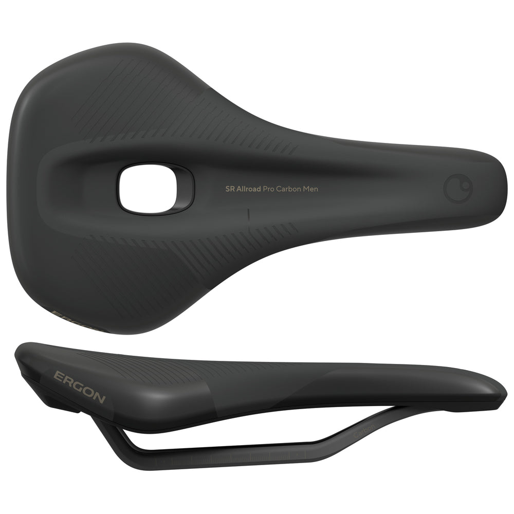 Ergon SR Allroad Pro Carbon Saddle - Carbon, Black, Men's, Medium/Large