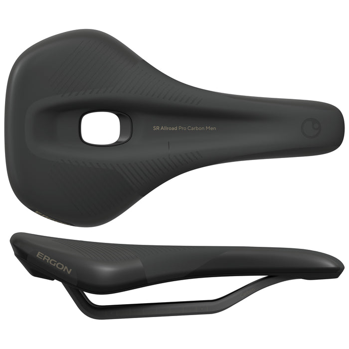 Ergon SR Allroad Pro Carbon Saddle - Carbon, Black, Men's, Medium/Large