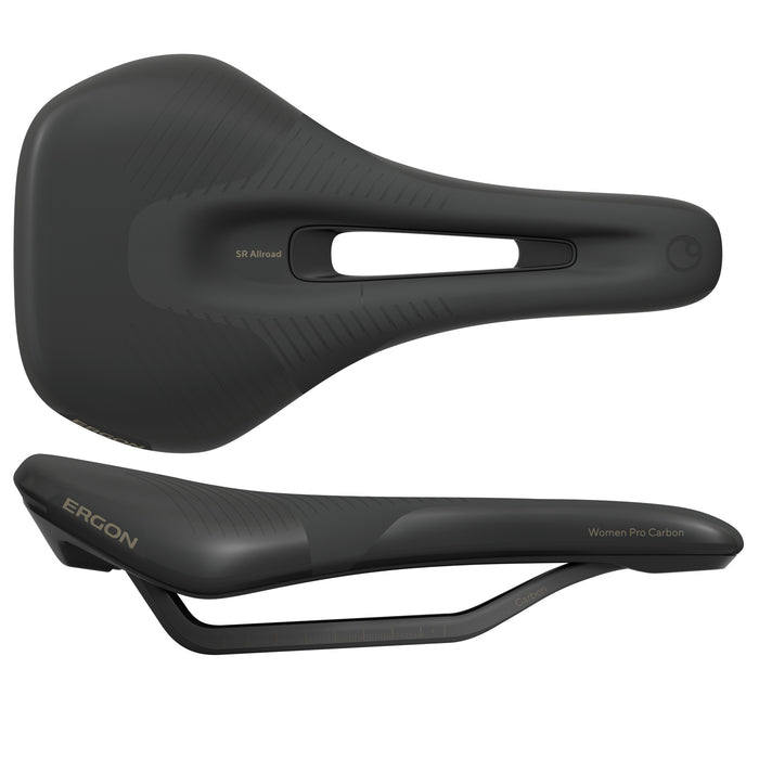 Ergon SR Allroad Pro Carbon Women's Saddle, S/M, Black