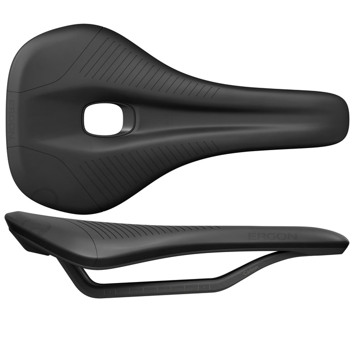 Ergon SRS Pro Carbon Men's Saddle, Small/Medium, Black