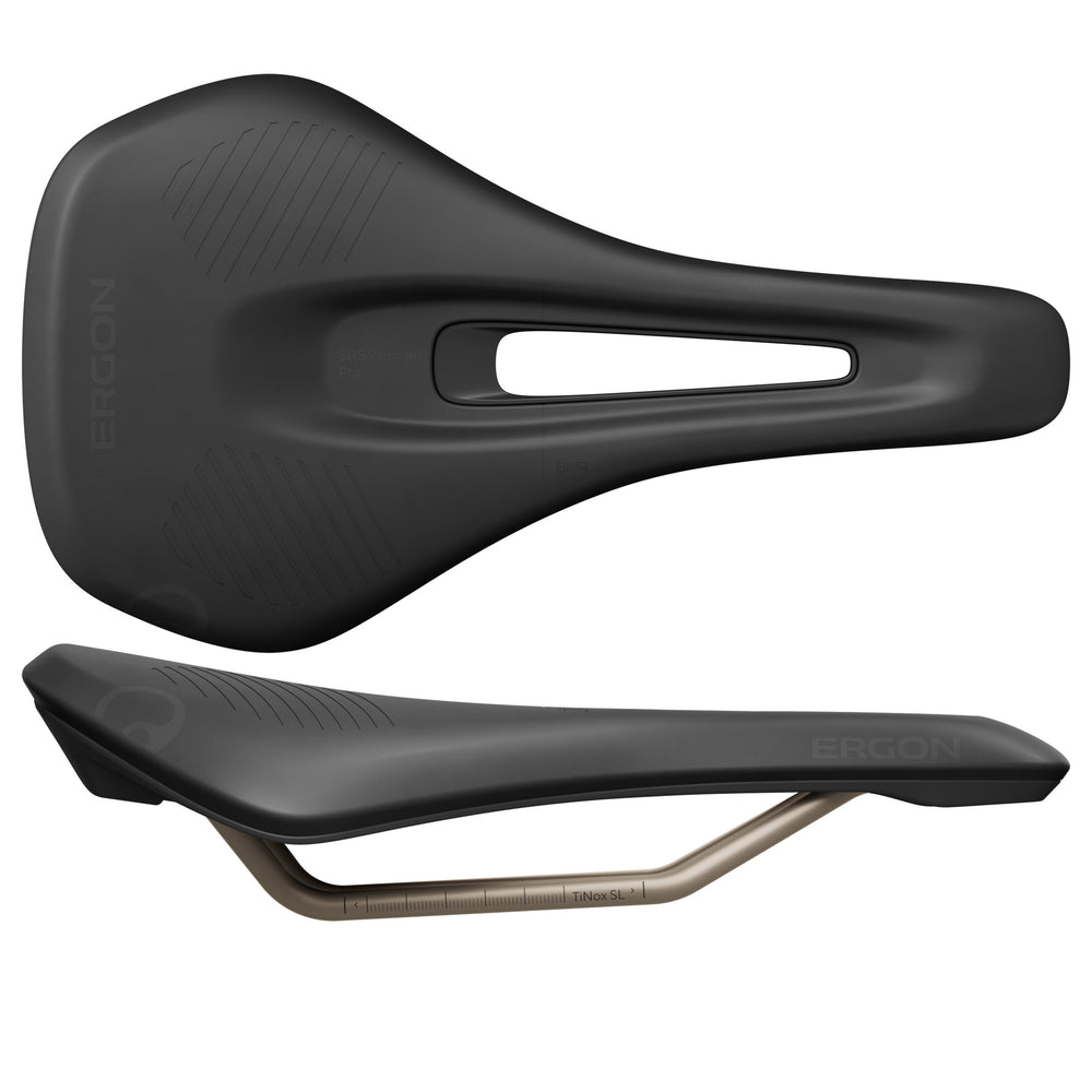 Ergon SRS Pro Women's Saddle, Small/Medium, Black